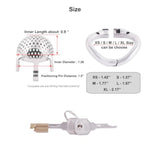 Super Small Male Cock Cage Chastity Belt 304 Steel Stainless Easy To Wear Adult Game Sex Toy T1855 55Mm
