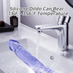 7.8 Inch Realistic Dildo For Beginners Lifelike Huge Silicone Dildo With Strong Suction Cup For Hands-Free Play, Women Fake Realistic Penis G Spot For Women&Couple