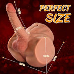 10.7 Lb Male Sex Doll With Flexiable 360° Realistic Dildo, 2 In1 Adult Torso Sex Dolls With Huge Cock For Female Masturbation, Tight Anal Butt For Gay Sex Toys, Unisex Masturbator For Men Women Couple