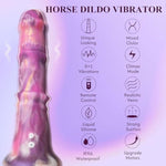 9.25" Vibrating Fantasy Dildo With Remote Control,Thick Horse Dildo Vibrator With 8+1 Modes,Silicone Monster Penis With Suction Cup For G-Spot Clit Anal Stimulation, Adult Sex Toy For Women Men Couple