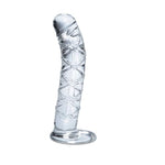 Icicles No.60 Glass G-Spot Dildo | Harness Compatilbe Strap-on Dildos | P-Spot