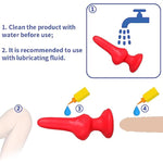 Male Masturbator Adult Silicone Anal Plug Dildo Sleeve, Penis Extender Enlarger, G-Spot Stimulator, Functional Anal Device Prostate Massage Dilation Hollow Tunnel For Gay Men Couple Sex Toys