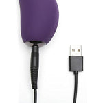 Purple Desire Luxury Rechargeable Curved G-Spot Vibrator - Silicone - Waterproof