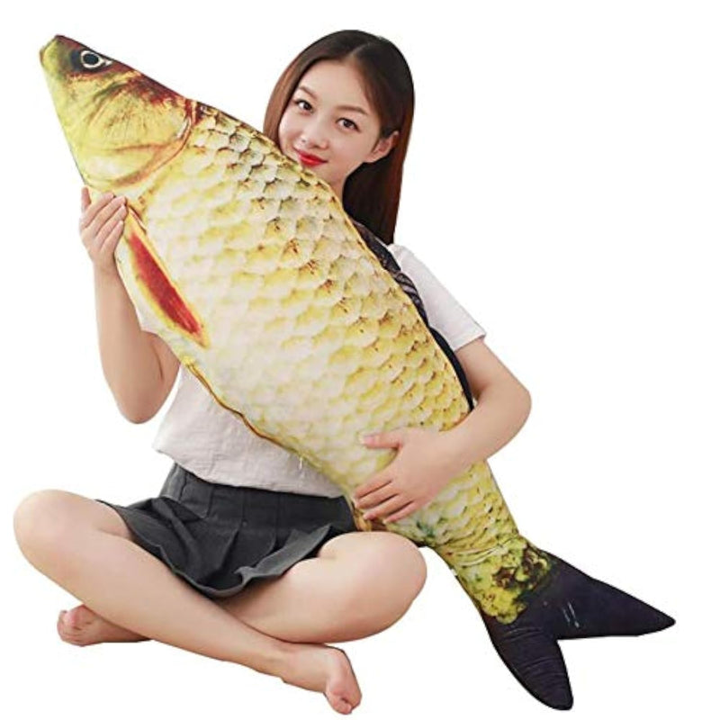 39Inch Giant Fish Stuffed Animal Plush Toy,Carp Plush Pillow Stuffed Toy,Soft