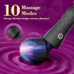 Vibrator Wand Anal Plug Sex Toys - Clitoral G-Spot Wand Vibrators With 10 * 10 Vibrating Modes For Vaginal Stimulation And Prostate Massager, Waterproof Adult Sex Toy For Women Sexual Pleasure