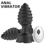 Anal Plug Rose Sex Toys Vibrator- Silicone Anal Toys Butt Plug Training With Remote Control 10 Frequency Vibration, Vibrating Anal Plug And Prostate Massager, Adult Sex Toys And Games (Black)