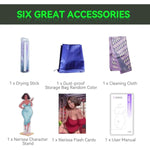 17Lb Bbw Fat Brown Sex Doll - 1:1 Scaled Down Nerissa Design, Realistic Pussy Ass Sex Toy For Men With Dual Vagina & Anal Channels,Male Masturbator With Accessories