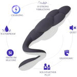 Bullet Vibrator Anal Plug Adult Sex Toys,G Spot Vibrating Toy For Clitoral Vaginal Anal Stimulation Butt Plug With 1F0 Powerful Modes,Wearable Quiet Ipx6 Waterproof Adult Sex Toys For Women Men