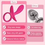 Anal Butt Plug, Silicone Anal Beads Butt Plugs Anal Beads Plugs With A Ring Anal Plug Training Anal Beads Butt Plug For Men Women Couple