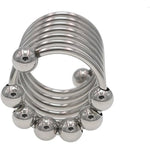 Stainless Steel Penis Ring Mace Penis Training Ring For Sex Toys Cock Ring 28 Mm