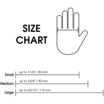 910R-Lg/910L-Lg Right And Left Handed Five Finger Vibrating Massage Glove Kit, Black, Large