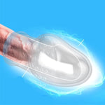 Reusable Cock Rings For Men,Reusable Penis Extender Sleeve Enlarge Soft Men Cock Sleeve Extender Enlargement Cover Delay Ejaculation Long Lasting Stronger Strechy Sex Toys(S)