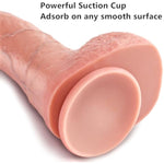 11.42 Inch Realistic Big Dildo, Thick Dildo Soft Skin-Like Silicone Large Dildos With Strong Suction Cup G-Spot Anal Dildos, Hands-Free Sex Toys For Women Couple Gay