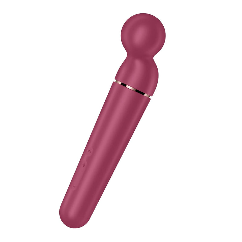Planet Wand-Er Vibrating Wand - Xxl Size, Personal Full Body Massager, Powerful Clitorial Stimulator And Body Massage- 60 Vibration Combinations, Quiet, Waterproof, Rechargable (Berry)