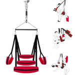 Sex Swing For Couples With Adjustable Straps And Triangular Suspension – Padded Bondage Sling With Detachable Restraints For Bdsm Play, Comfortable Adult Toy For Bedroom Pleasure And Romantic Gift