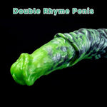 Dual Harmony Double-Ended Dildo- Silicone Horse&Wolfdog Dildo,Realistic Dual-Sided Dildo With Texture For Men Women,Fantasy Adult Sex Toys Thrusting Dildo For Couples (D301-Lv-F)