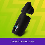 Blowmotion Vibrating Dual Winged Male Masturbator, Black