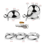 Male Chastity Device Cock Cage Made Of Metal Sm Sex Toys Curved Ring Chasity Cages With Invisible Lock And Multiple Holes For Bondage Of Men'S Penises (1.57In,S)