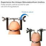 Urethral Dilator Penis Plug Sex Toys For Men,Vice Grip Urethral Stretcher,Male Stainless Steel Sounds Adjustable Stretcher Sm Sexual Tool Urethral Sounding Rods Masturbator