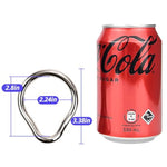 Metal Cock Ring Stainless Steel Cock Ring in 7 Sizes Penis Ring for Delay Ejaculation Lasting Erection Smooth Arc Pleasure Ring Erection Rings for Men (2.24 Inch)