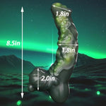 Monster Prostate Massager Dildo Sex Adult Toys,Stimulater Vibrating Wand For G-Spot Clitoral Nipple Anal Waterproof, Realistic Texture Dildo Sex Toys For Women Couple Gay(Green)