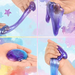 Galaxy Slime Set 24Pack, Party Favors, Multi-Color Stretchy Putty, Stress Relief Toy, Goody Bag Fillings For Kids