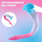 16'' Super Long Anal Plug Prostate Toy, Silicone Butt Plug Soft Anal Sex Toy Prostate Massager, Wearable Fantasy Toy Monster Dildo Gay Sex Toys Anal Trainer For Men Women Couple Deepest Sex