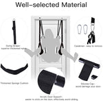 2 In-1 Ceiling Sex Swing Door Swing - Couple Sex Toys Sling For Door And For Hanging On The Ceiling With Thick Sponge Cushion And Adjustable Straps Adult Sex Games Holds Up To 1100 Lbs