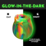 Usa Made Rose Massager Sucking Vibrator Clit Stimulator Glow In The Dark Vibrating Sex Toys For Women Nipple Suction Vibe