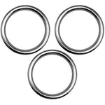 Penis Ring For Men Cock Rings For Erection Enhancing Sex Toy Delay Control Male Bondage Metal Ring Sm Stimulator Pleasure Device(45Mm)