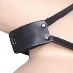 Female Chastity Belts Sex Toys Chastity Belt For Women Adjustable Chastity Strap Briefs Chastity Devices Sm Restraint Bondage Anal Slave Costumes (Leather Pants)