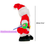 Twerking Santa Electric Toy,Christmas Musical Doll Dancing And Singing Xmas Plush Wiggle Hip Santa Claus Electric Toy Funny Gift(English Song)