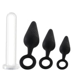 6.1” Anal Dildo+3Pcs Anal Plug