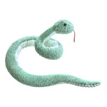 Green Plush Snake Stuffed Animal Toy, Soft Cuddly Plushie Hugger Toy For Boys & Girls, Gifts For Kids Or Girlfriend, 50 Inches