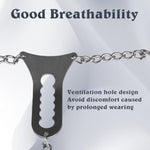 Women'S Metal Stainless Steel Invisible Chastity Belt Chastity Pants Lock Chastity For Women