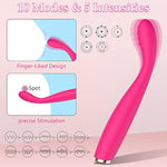 Rose Vibrator, High-Frequency G Spot Clitoris Vibrator With 5 Speeds & 10 Modes - Powerful Clitoral Stimulator, Vibrating Massager Sex Toys For Women Sexual Pleasure, Rose Toys Pink