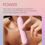 Femme Funn Bullet Vibrator Sex Toy For Women - Discreet & Travel Friendly Adult Toy With 10 Powerful Speeds, Waterproof, Battery Operated - Small Mini Vibrator Personal Massager (Pink, Mini)
