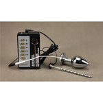 Sex Jewelry Base Metal Anal Plug Bead Urethral Plug Male Training Sex Toy Butt Plug Masturbation Massage Set