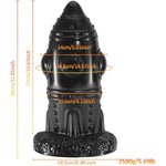 Sex Toys 11.81'' Rocket Shape Ultra Huge Anal Plug, 5.51'' Extra Thick Wide Girth Butt Plugs With Strong Suction Cup Dildo, Butt Stretcher Anal Opening Trainer For Masters Advanced Players Women Men