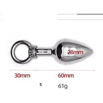 Stainless Steel Anal Plug Anal Beads For Beginners Butt Plug Trainer Set Anal Massager Sex Toy For Men Women Personal Massager(M)