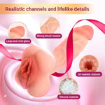 2-In-1 Pocket Pussy Dildo For Men & Women – Realistic Silicone Vagina And Penis Extender Combo Toy, Unisex Sex Toy For Solo Play Or Couple Use – Fake Pussy Masturbator & Penis Extension