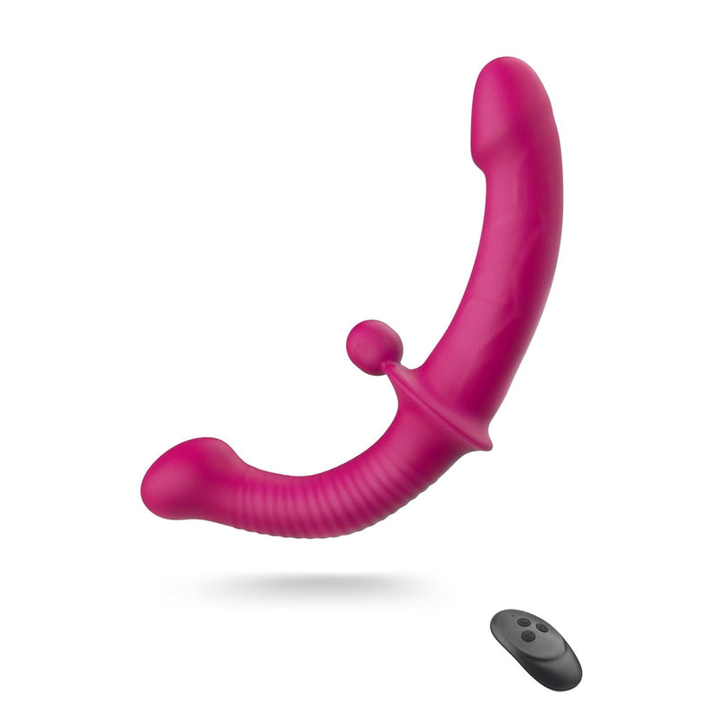 Double-Ended Dildo With Ball, Ten Vibration Modes Sex Toys Dildo Massager Adult Sex Toys