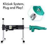 9.85” Silicone Dildo With Kliclok System, 7.8” Insertable Length - 2.26 Max Width, Tapered Anal Sex Toy For Sex Machine