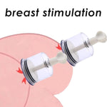 Vacuum Suction Cup Nipple Suckers Rotating Vacuum Twist Suction Cup For Nipple Inverted, Flat And Shy Nipples Heighten Sensitivity And Arousal Enlarger Cans Massage Cups Kinky Sex Toy For Women