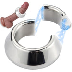 Stainless Steel Cock Ring, 225G Penis Extender Stretcher Weight Cockring Metal Penis Ring Stretching Weights Cockring For Erection Enhancing Long Lasting Stronger Pleasure Rings Cbt Sex Toys For Men