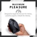 | Pulse Solo Essential | Premium Male Masturbator | 7 Vibration Modes For Penis Stimulation | Sex Toys For Men | Handsfree Adult Sex Toy With Realistic Pocket Pussy Textured | Black
