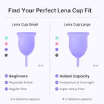 Menstrual Cup - Soft Reusable Period Cups for Women - Small, Purple