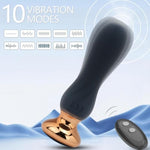 Mini Wand Massager for Women and Men - 10 Vibration Modes, Soft Silicone, Powerful G Spot Vibrator