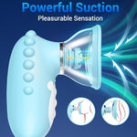 Vibrator Adult Sex Toys For Women - 3 In 1 Sucking Vibrator Rose Sex Toy,7 Frequence Thrust And Sucking Modes For Clitoral Nipple Stimulation Anal Adult Sex Toys Vibrators