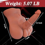 5.07 Lbs Male Sex Doll With Flexible Dildo, Men Sex Dolls For Female Masturbation With Realistic Huge Cock, Sex Toy For Women Men Gay Couple, Unisex Masturbator Sex Doll With Tight Anal